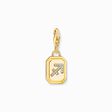 Gold-plated charm pendant zodiac sign Sagittarius with zirconia from the Charm Club collection in the THOMAS SABO online store